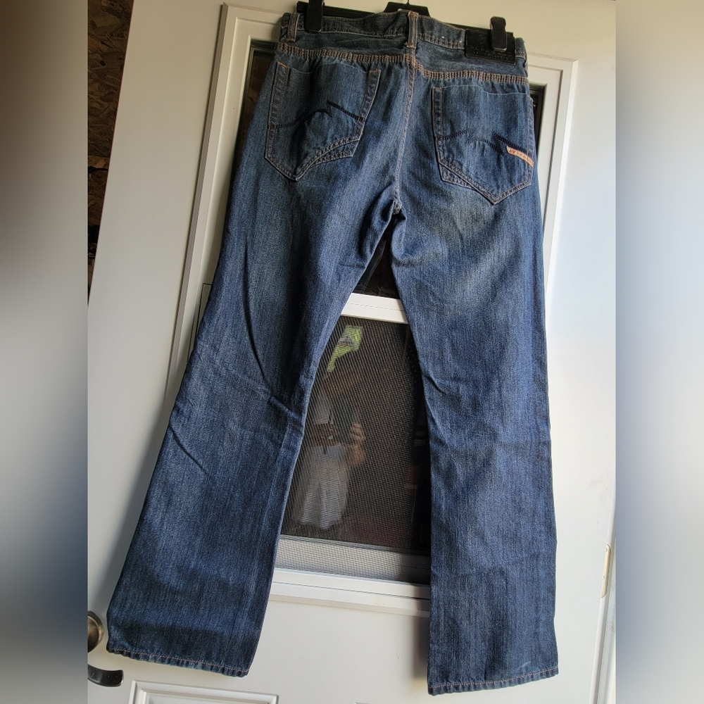 Men  32x30 Parasuco Blue Denim Jeans Medium Wash
